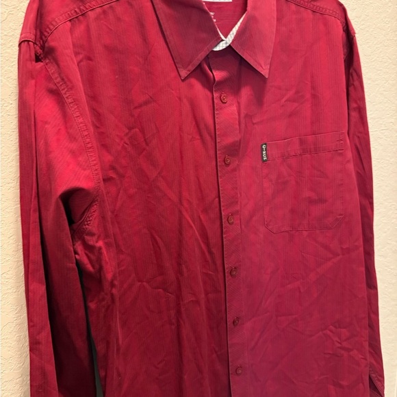 Cinch Men’s Red Casual Button Down Shirt size L - Picture 1 of 8